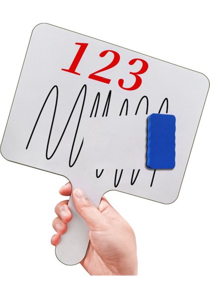 6 Adet Kuru Silinebilir Cevap Küreği, Çift Taraflı Kürekler Kuru Silinebilir Tahtalar (Yurt Dışından) fiyatları