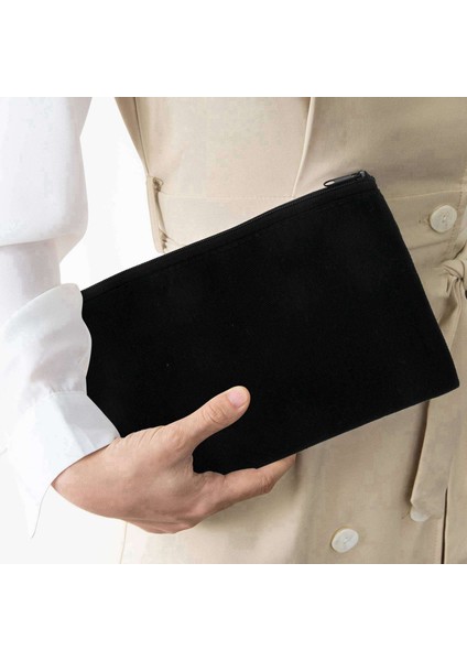 Boş Pamuklu Tuval Kendin Yap El Sanatları Fermuarlı Çantalar Keseler Kalem Kutusu (Yurt Dışından) fırsatları