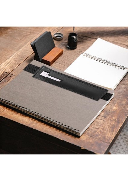 12 Adet Elastik Defter Bant Tutucular Pu Deri Ayarlanabilir Kalem (Yurt Dışından) modelleri