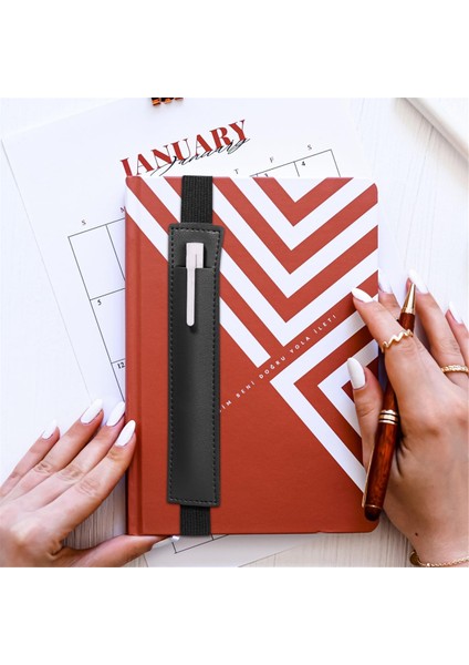 12 Adet Elastik Defter Bant Tutucular Pu Deri Ayarlanabilir Kalem (Yurt Dışından) fırsatları