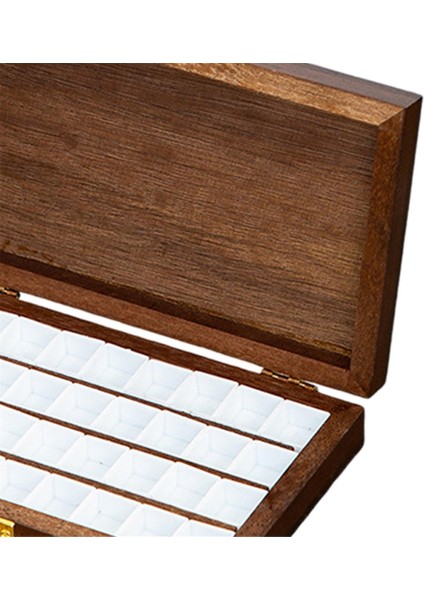 Suluboya Boya Kutusu Ahşap Boş Palet Kutusu Katlanır Boya 36 Izgara (Yurt Dışından) indirimleri