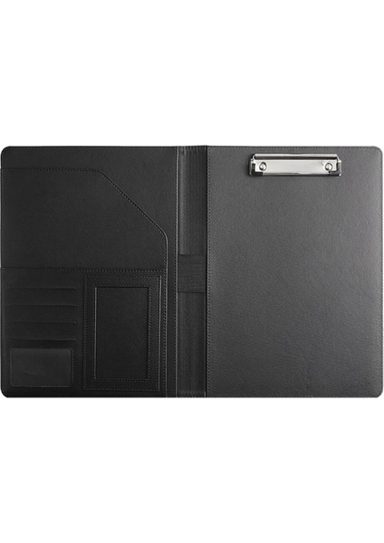 A4 Boyutunda Panolu Portföy Klasörü Siyah Erkek Kadın Iş (Yurt Dışından)