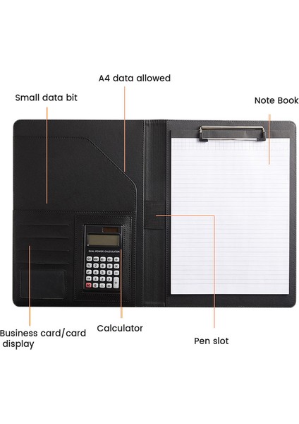 A4 Boyutunda Panolu Portföy Klasörü Siyah Erkek Kadın Iş (Yurt Dışından) fiyatları