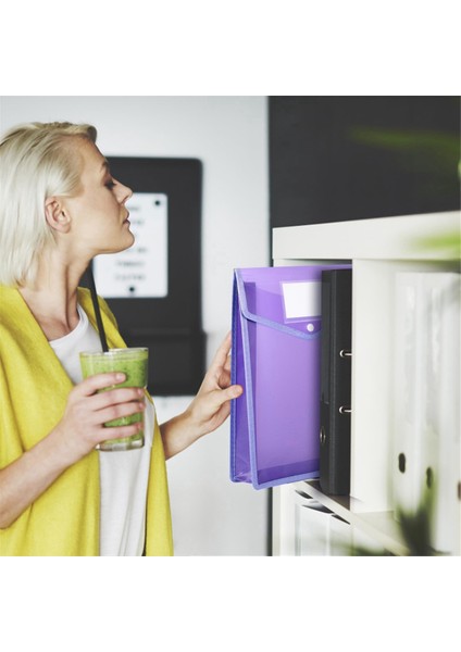 6 Adet A4 Plastik Cüzdanlar Klasörler Popper Cüzdan Belge Cepleri (Yurt Dışından) fırsatları