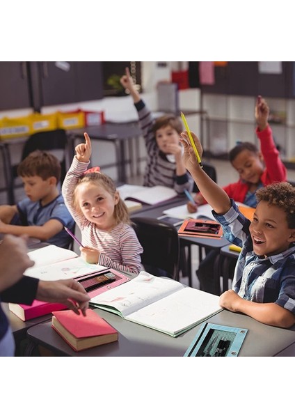 3'lü Halka Klasör Için Kalemlik, Çift Cepli, 6'lı Paket 6 Renk (Yurt Dışından) fiyatları