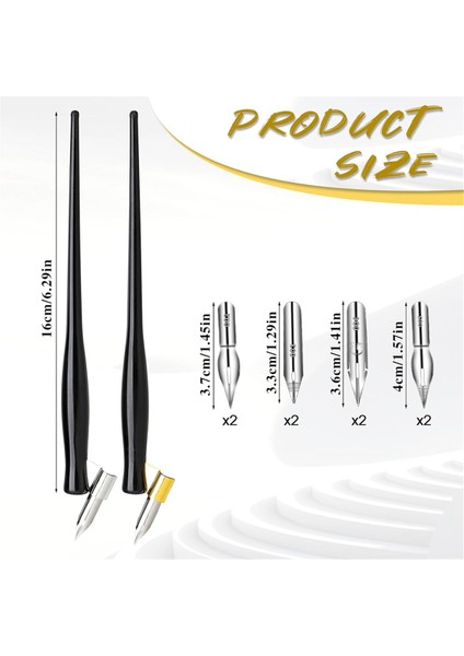 10 Adet Eğik Kaligrafi Kalem Seti Çizgi Roman Kalem Ucu Seti (Yurt Dışından) fiyatları