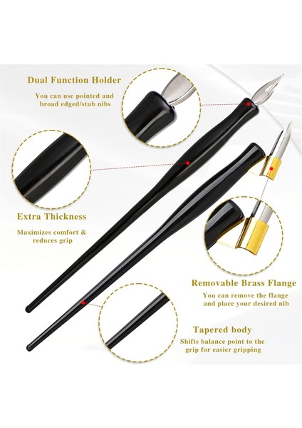 10 Adet Eğik Kaligrafi Kalem Seti Çizgi Roman Kalem Ucu Seti (Yurt Dışından) modelleri