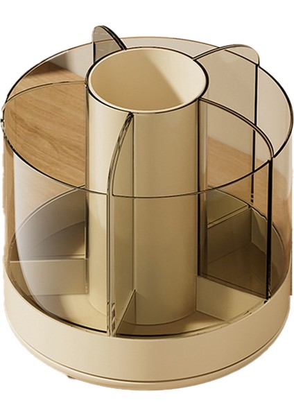 Döner Kalemlik 6 Bölmeli 360° Döner Tabla D (Yurt Dışından)