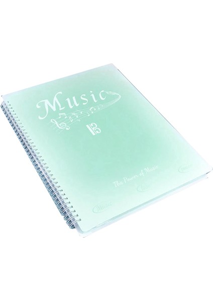 Nota Klasörü, 40 Sayfa, Koro Klasörü, Degrade Yeşil (Yurt Dışından)