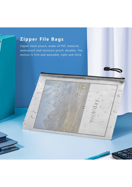 20 Adet B5 Fermuarlı Belge Kılıfı, Ofis Okul Ev Seyahat Için (Yurt Dışından) fiyatları