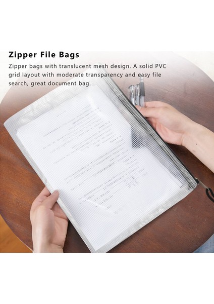 20 Adet B5 Fermuarlı Belge Kılıfı, Ofis Okul Ev Seyahat Için (Yurt Dışından) modelleri