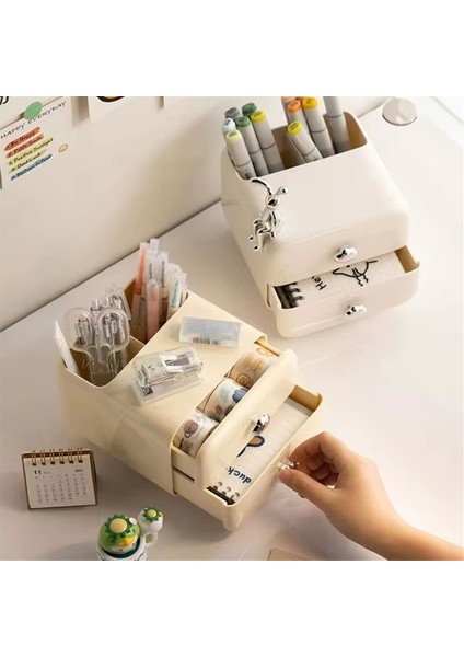 Çok Işlevli Masaüstü Kalem Tutucu - Büyük Kapasiteli Kalem Tutucu, B (Yurt Dışından) modelleri