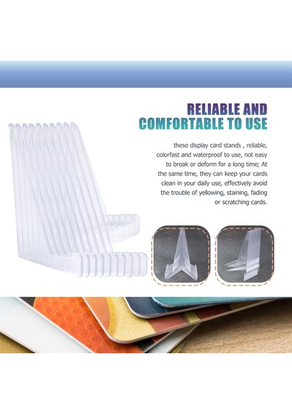 10 Adet 35PT-360PT Kart Kılıfları Kart Sergileme Için Akrilik Standlar (Yurt Dışından) fırsatları