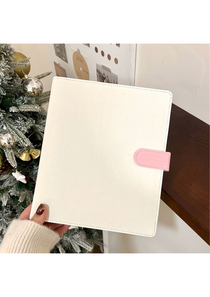 A5 Klasör Fotoğraf Kartı Tutucu Fotoğraf Albümü Kart Depolama Beyaz ve Mavi (Yurt Dışından) modelleri