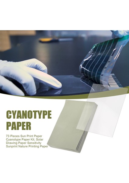 73 Parça Güneş Baskı Kağıdı Siyanotip Kağıdı Kiti (Yurt Dışından) indirimleri