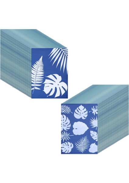 120SAYFA Güneş Baskı Kağıdı Seti Siyanotip Kağıdı Güneş Çizim Kağıdı (Yurt Dışından)