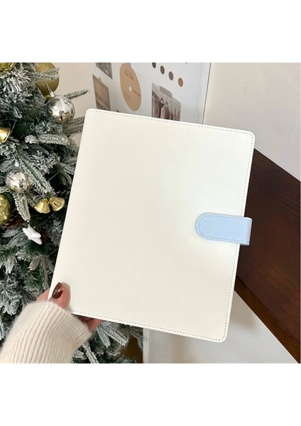 A5 Klasör Fotoğraf Kartı Tutucu Fotoğraf Albümü Kart Depolama Beyaz ve Yeşil (Yurt Dışından) indirimleri