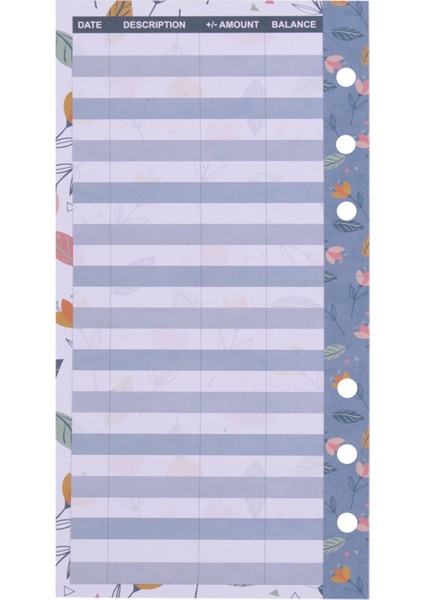 12 Bütçe Sayfası, A6 Bütçe Dosyası, Nakit ve Muhasebe Defteri, Cüzdan Için (Yurt Dışından) indirimleri