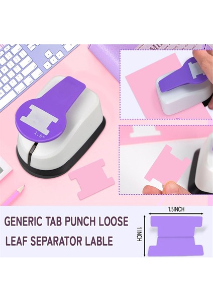 Sekmeli Kağıt Delgeç, Kağıt El Sanatları Için 1,5 Inçlik Sekmeli Delgeç (Yurt Dışından) fırsatları