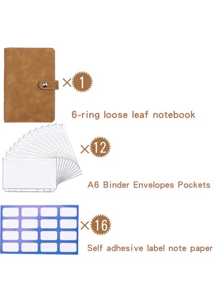 Kahverengi Bütçe Dosyası, Nakit Fişleri Için, Planlayıcı Defter Kapağı (Yurt Dışından) indirimleri