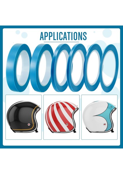 6 Parça Vinil Pinstripe Bant Maskeleme Bandı (Yurt Dışından) fırsatları