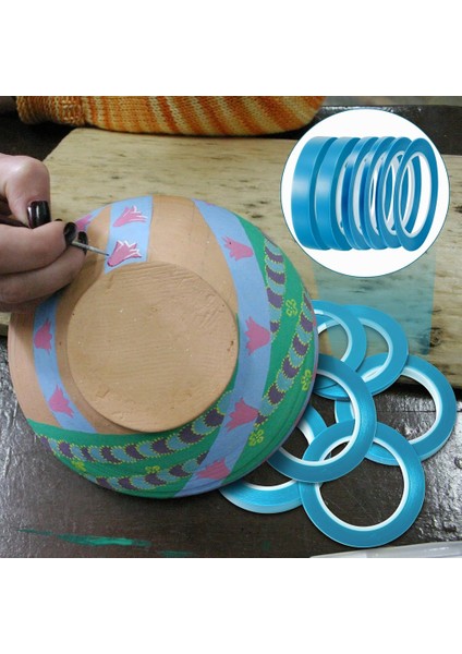 6 Parça Vinil Pinstripe Bant Maskeleme Bandı (Yurt Dışından) indirimleri