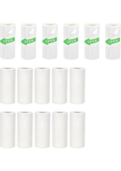 16 Rulo Mini Termal Yazıcı Kağıdı (Yurt Dışından)