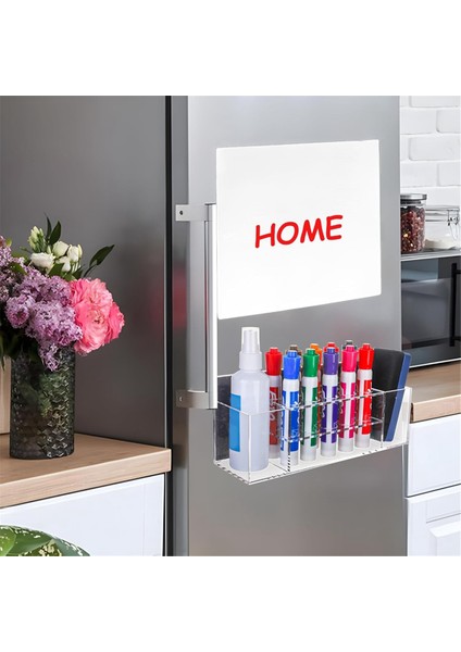 10 Yuvalı ve Silgi Tutuculu Manyetik Kuru Silinebilir Kalem Tutucu (Yurt Dışından) indirimleri