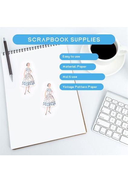 160 Adet Vintage Insan Çıkartmaları 4 Stil B (Yurt Dışından) fırsatları