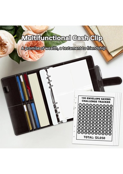 100 Zarf Zorlu Klasör, A5 Para Tasarrufu Bütçe Klasörü Siyah (Yurt Dışından) modelleri