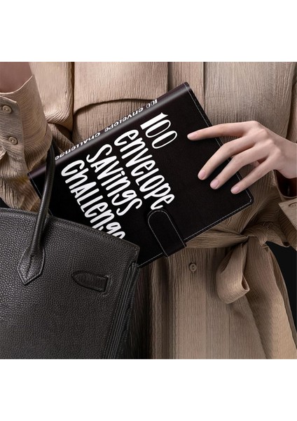 100 Zarf Zorlu Klasör, A5 Para Tasarrufu Bütçe Klasörü Siyah (Yurt Dışından) fırsatları