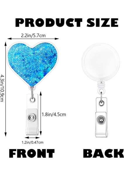 Çok Renkli Aşk Akışı Yağ Torbası Yaması Kolay Çekmeli Tokalı Geri Çekilebilir (5 Adet) (Yurt Dışından) fırsatları