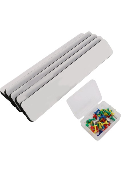 Kombo Bülten Panosu Şeritleri - 5 Siyah Kendinden Yapışkanlı Arkalıklı Keçe (Yurt Dışından)