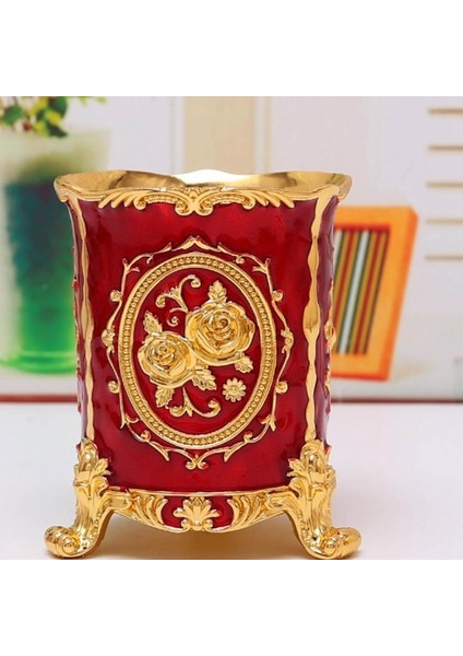 Ev Ofis Kırtasiye Depolama Kalemlik Kozmetik Düzenleyici Kırmızı (Yurt Dışından) fırsatları