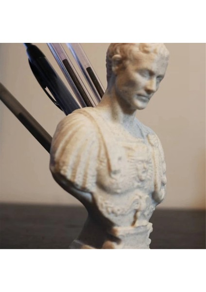 Kalemlik - Ofis Dekoru, Sezar Büstü Heykeli Kalemlik (Yurt Dışından) indirimleri