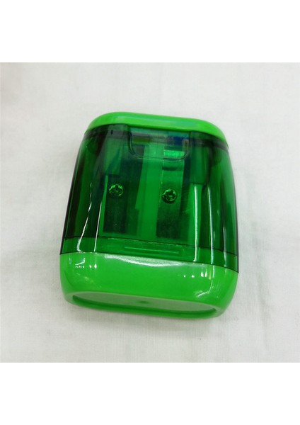 Plastik Renkli Kalemtıraş Geometrik Çift Delikli Eskiz Kalemi (Yurt Dışından) fırsatları