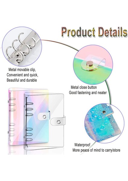 A5 Gökkuşağı Yumuşak Pvc Defter Klasörü Şeffaf Yumuşak Pvc Defter Kapağı (Yurt Dışından) fiyatları
