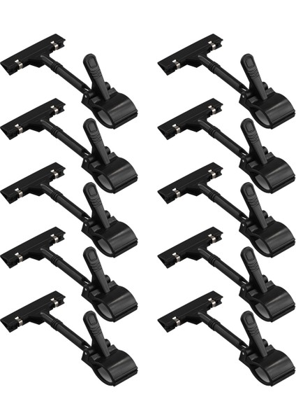 10 Adet Ayarlanabilir Plastik Tabela Tutucu, Klipsli Stil Çift Kafa (Yurt Dışından) fiyatları