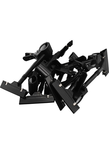 10 Adet Ayarlanabilir Plastik Tabela Tutucu, Klipsli Stil Çift Kafa (Yurt Dışından) modelleri