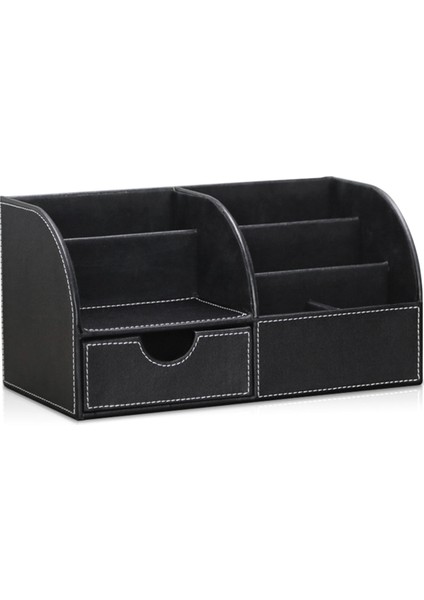 Çekmeceli Ofis Masa Düzenleyici, Kalemlikli Rc Tutucu Siyah (Yurt Dışından)