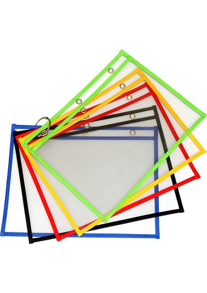 Dosya Çantası, Okul Gereçleri, Yan Açılır 3 Delikli Kuru Silinebilir Çanta (Yurt Dışından)