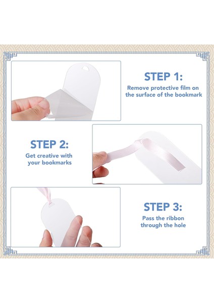 49 Adet Akrilik Ayraç Boşluğu Kitleri, Şeffaf Akrilik El Sanatları Ayraçları (Yurt Dışından) indirimleri