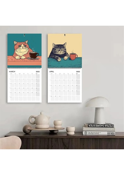 2025 Kedi Takvimi - 2025 Kediler ' Kahveli Takvim (Yurt Dışından) fiyatları