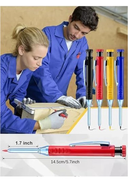 2.8mm Uçlu Çoklu Paket Masif Marangoz Kalem Seti (Yurt Dışından) modelleri