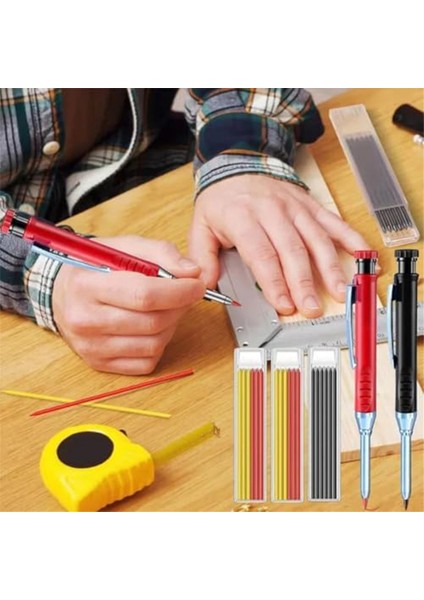 2.8mm Uçlu Çoklu Paket Masif Marangoz Kalem Seti (Yurt Dışından) fırsatları