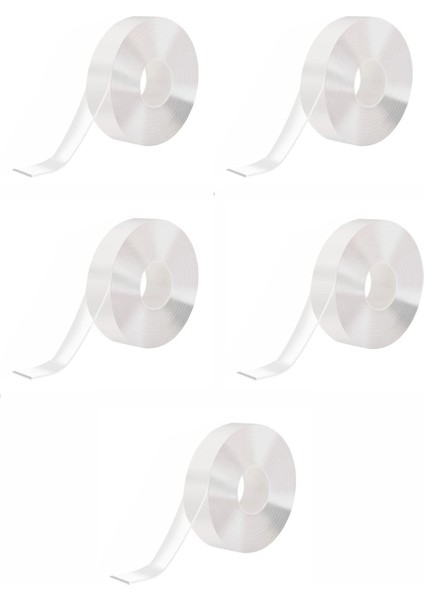 5 Adet 5m Nano Bant Süper Güçlü Çift Taraflı Yapışkan Bant 20MM (Yurt Dışından) fiyatları