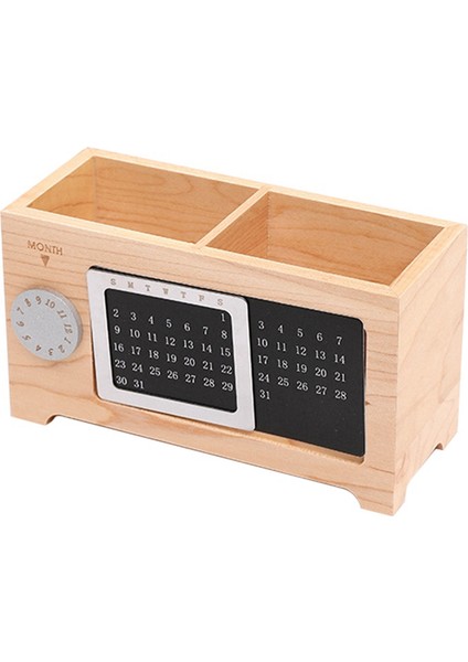 Ofis Depolama Kutusu Ofis Masaüstü Süsleri Akçaağaç Ahşap Depolama Kutusu (Yurt Dışından)