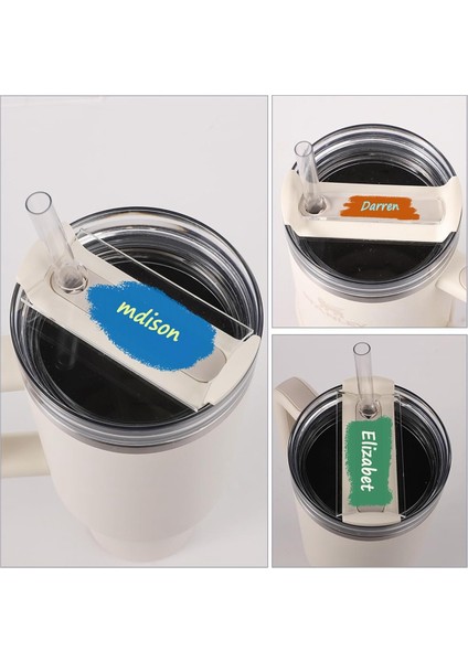 40 Oz Bardaklar Için Uyumlu 15 Adet Isim Plakası Boş Isim Etiketi (Yurt Dışından) fırsatları