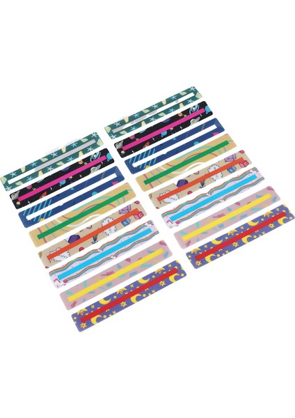 16 Adet Çocuklar Için Rehberli Okuma Şeritleri Renkli (Sevimli Stil) (Yurt Dışından) fırsatları