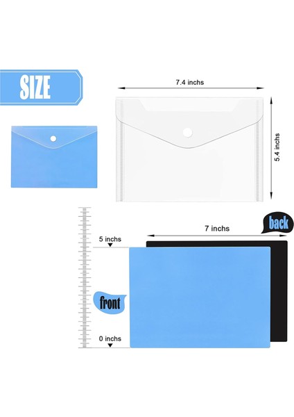 Kalınlaştırılmış 8 Paket Manyetik Kağıt Bant Çıtçıtlar ve Etiketler Çıkartmalar B (Yurt Dışından) modelleri